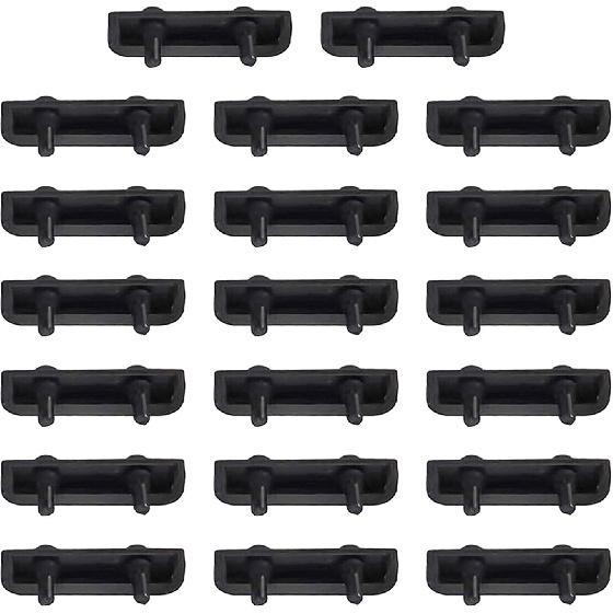 4/10/20 Stück Heißluftfritteuse Gummi-Spitzen Ersatzkappe Abdeckung Für Heißluftfritteuse Grillplatte Gummi-Puffer Küchenwerkzeug Heißluftfritteuse Tablett Gummi