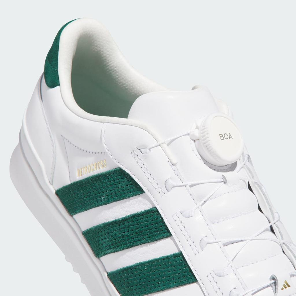 adidas RETROCROSS GRIPMORE BOA SPIKELESS HP3716 Men's Performance Sports Shoes Cloud White / Collegiate Green / Gold Metallic