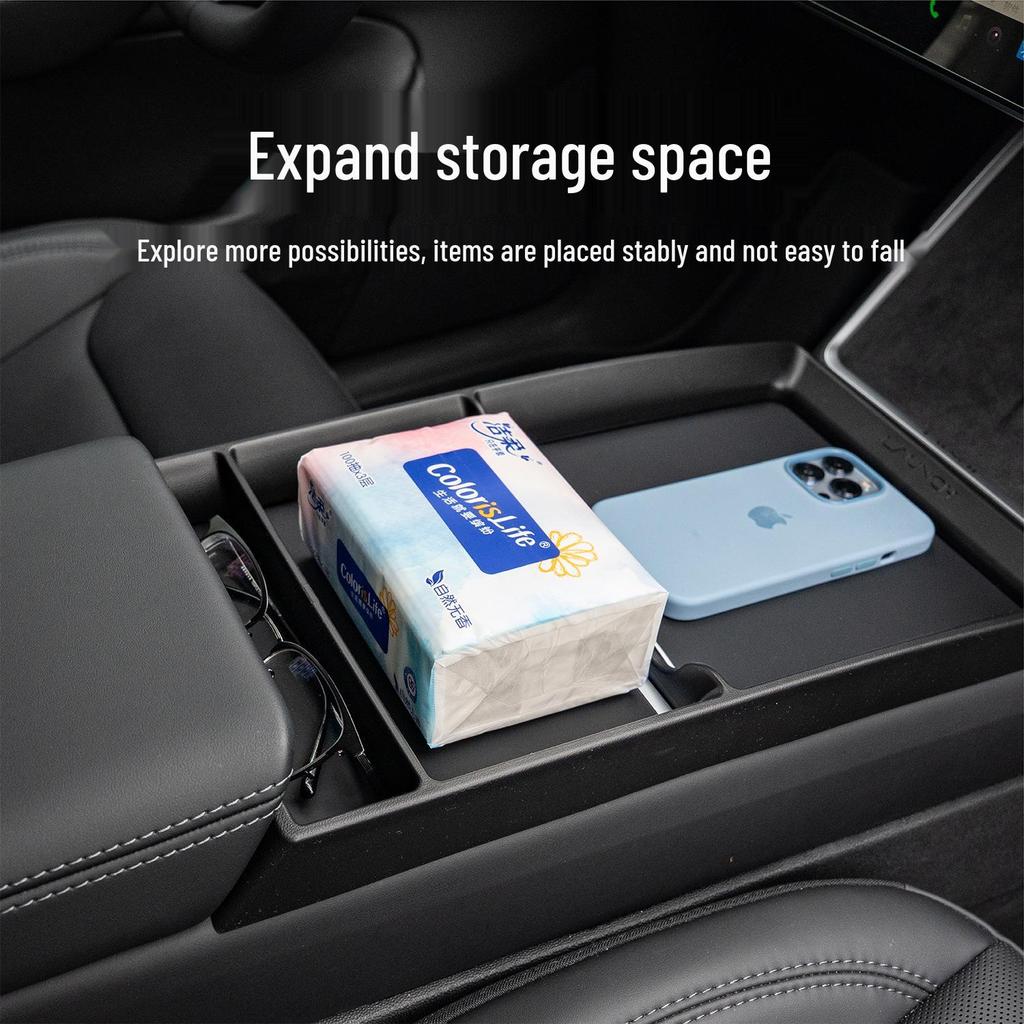 Armrest Box Storage Tray for Tesla Model Y/3 Center Console