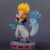 In Stock 1/6 New Cs Super Saiyan Gotenks Action Figures 25cm Pvc Toys Double Headed Statue With Base Anime Model Light-Up Boy Gi