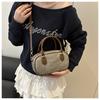 Fashion Simple Texture Boston Retro Large Capacity Handheld Shoulder Crossbody Pillow Bag For Women