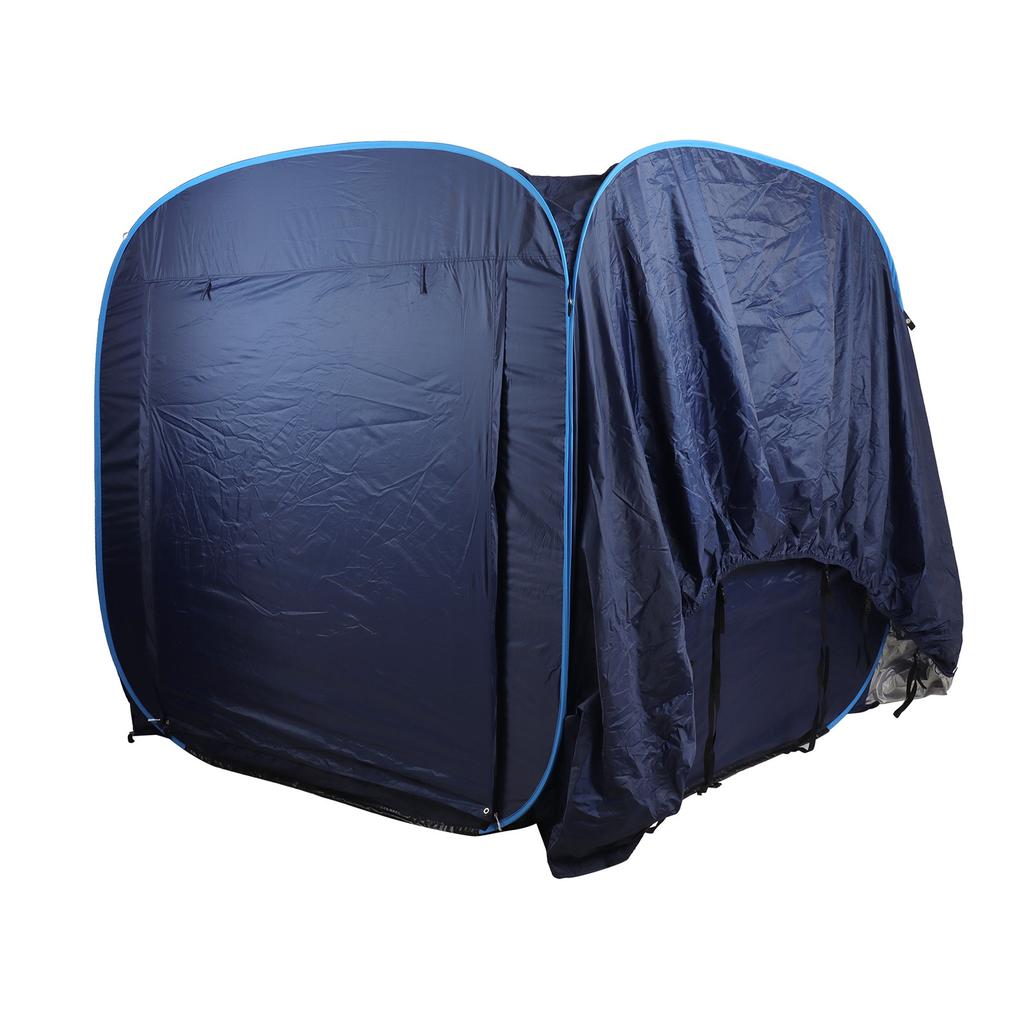 Truck Tent Spacious Space Multifunctional Blue SUV Tent Car Awning with Rainproof Cover Storage Bag for Travel Camping