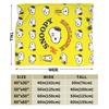 Snoopys Emotions Flannel Blanket Funny Throw Blankets for Bed Sofa Couch 125*100cm Plush Thin Quilt,
