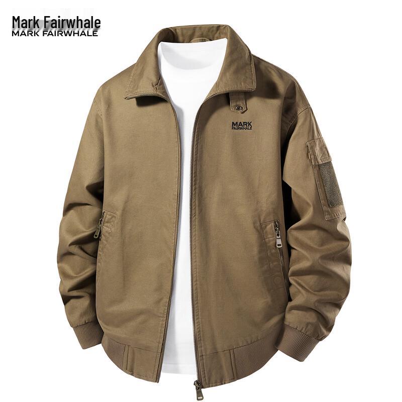 MARK FAIRWHALE Men s Loose Fit Cotton Work Jacket L