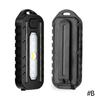 1Pc LED Red Blue Shoulder Bicycle Light with Clip USB Charging Flashing Warning Safety Flashlight Torch Bike Warn Lantern Light
