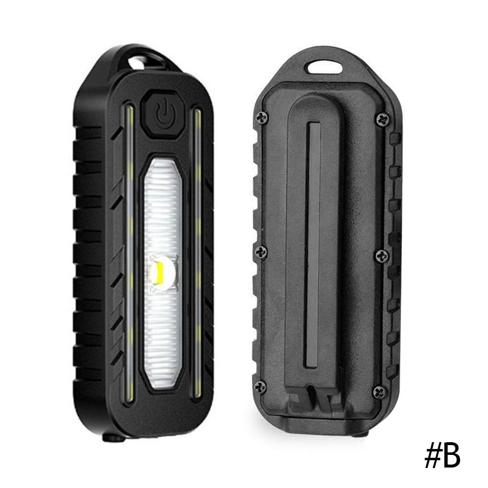 1Pc LED Red Blue Shoulder Bicycle Light with Clip USB Charging Flashing Warning Safety Flashlight Torch Bike Warn Lantern Light