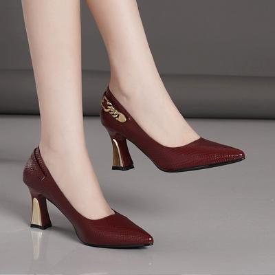 Zapatos De Mujer Women Cute Elegant Beautiful Comfort Slip On Party Stiletto Heel Shoes Lady Fashion Office Pumps
