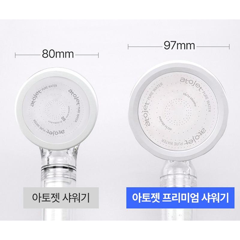 atojet Premium Filter Shower Head Set – Replacement Filters, Korean