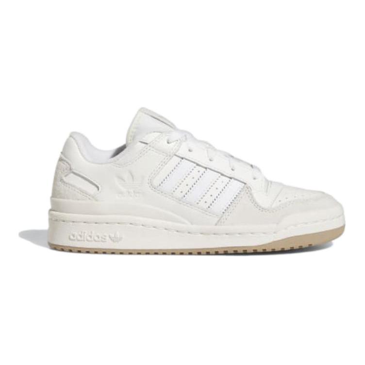 adidas Forum Low Big Kid White Gum Kids Sneakers Chalk-White Cloud-White ID6861