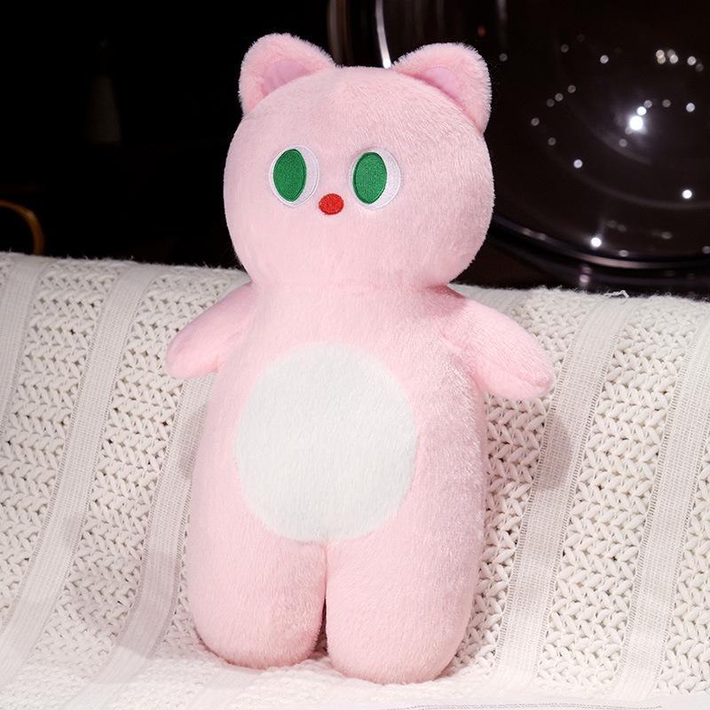 Black cat throw pillow plush toy doll cat doll home pillow girl soothing doll