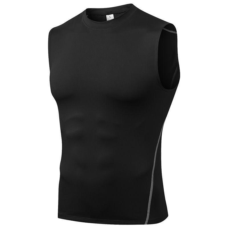 Men's Quick-Drying Sleeveless Compression Running Vest