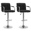 Bar Stools Set of 2 Fabric