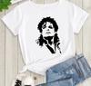 Vendita Calda T-shirt Stampata Grafica Michael Jackson Moda Rock Harajuku Casual Manica Corta Girocollo Donna Uomo Top Oversize Streetwear Estate Nuova Maglietta