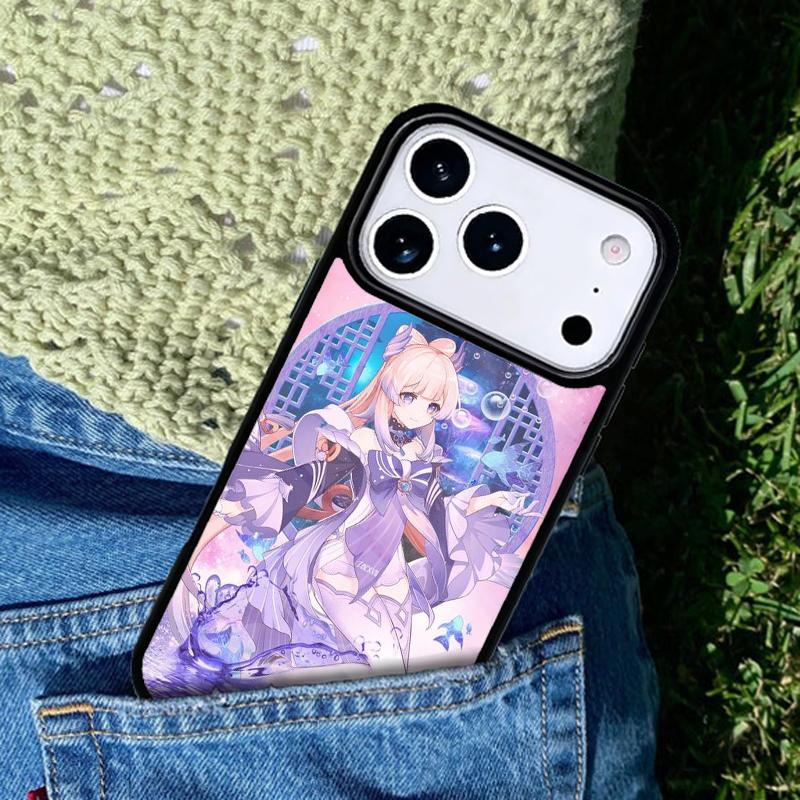 Sangonomiya Kokomi Genshin Impact Phone Case For iPhone 17 AIR 16 Pro Max 15 14 Pro 11 12 13 Shockproof Silicone Cover