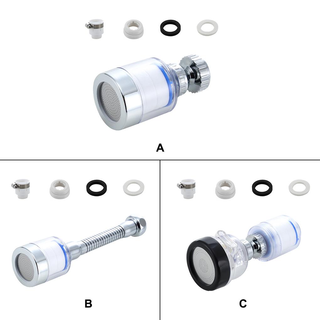 Faucet Aerator 360 Degree Rotatable Pressure Boosting Adjustable Water Washable Kitchen Sink Tap Bubbler Sprayer Accessory