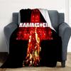 Rammstein Concert Flannel Blanket Throw Blanket Soft Warm Sofa Bed Camping Home Decor Unique Christmas Gift C9261868