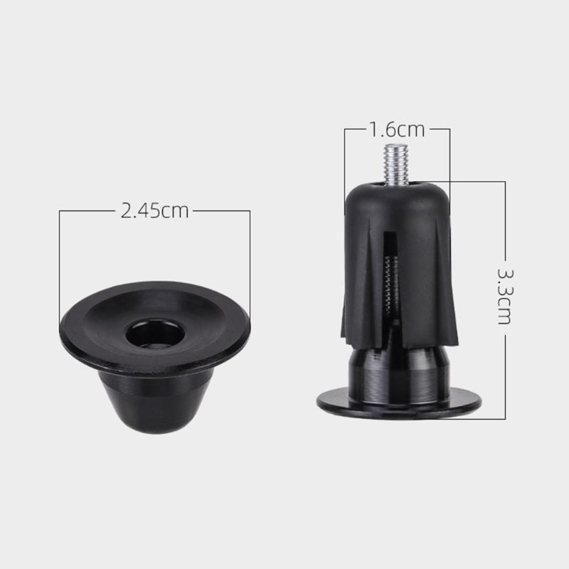 Aluminum Alloys Bicycles Grip End Caps Road Bike Handlebar End Plugs Replacement Bike Grip Handlebar End Caps Enduring