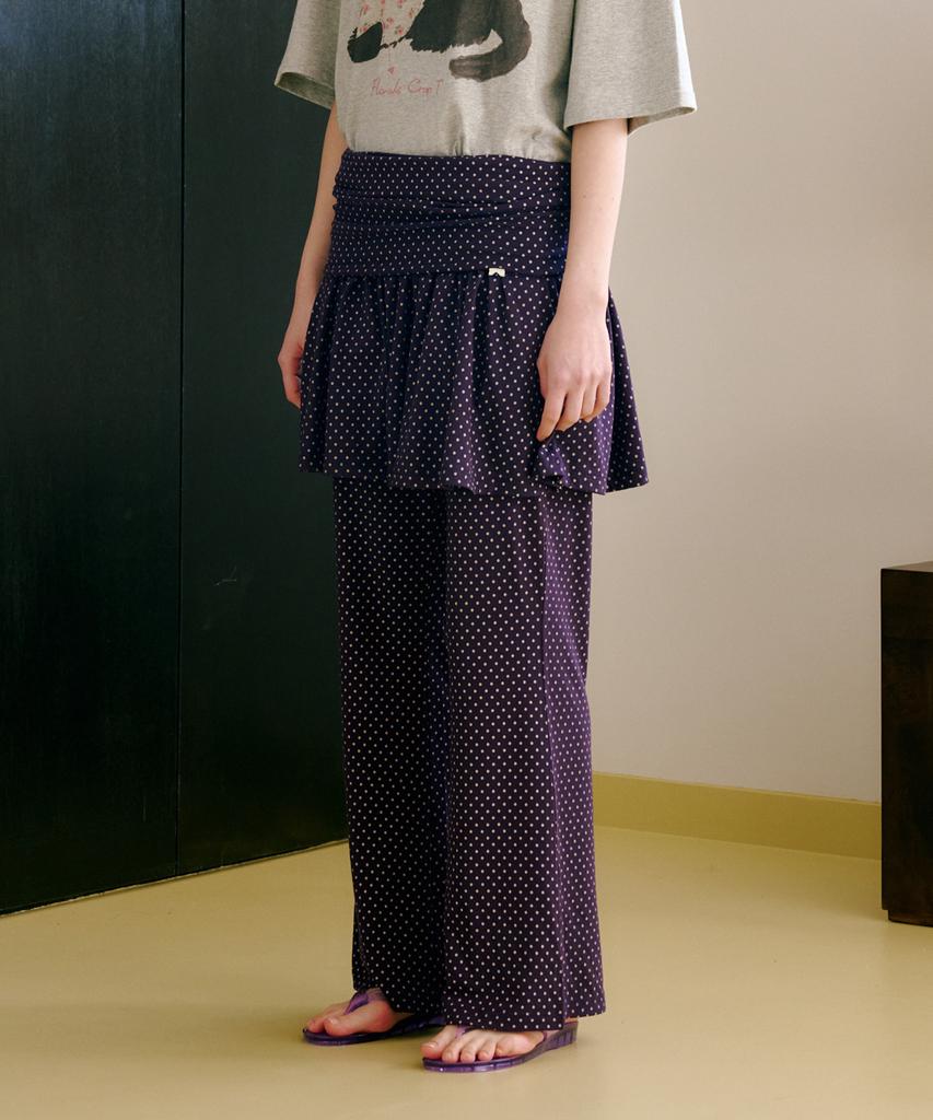 FUNFROMFUN Playful Banding Pants, Violet