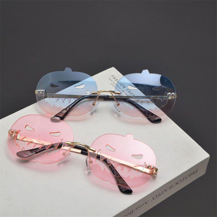 Halloween Pumpkin Glasses: Celebrity Cosplay Funny Sunglasses for Couples