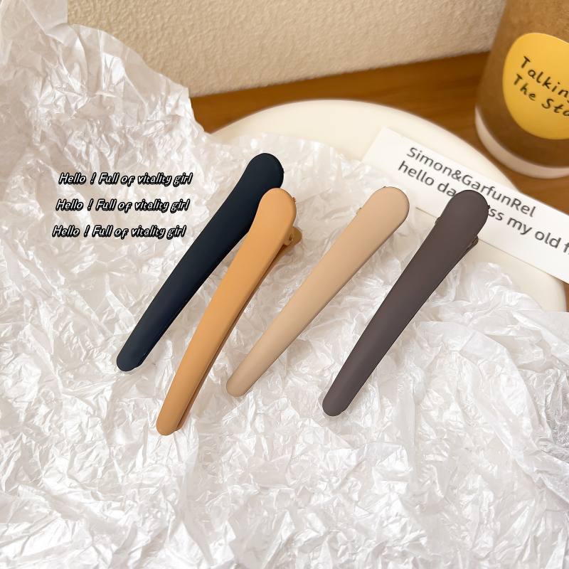 12 PCS Hair Clips for Styling Sectioning 3.1 Inch Matte Alligator Hair Clips Hair Barrettes No Crease Duck Girls Hair Accessorie