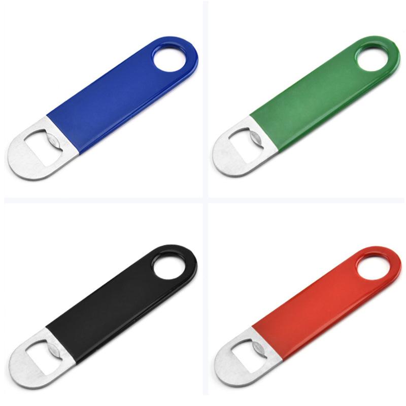Bartender Bottle Opener Beer Bottle Openers Rubber Coated Stainless Steel