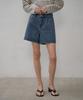 Siyajyu Sijn6030 Color Denim Shorts_Deep Blue
