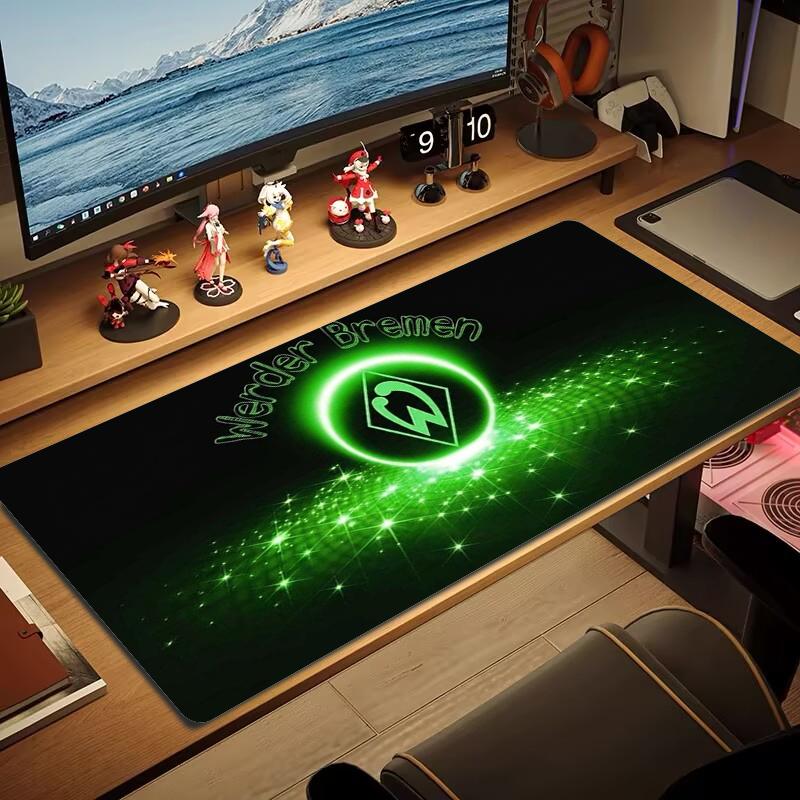 Werder Bremen Mouse Pad Large Gaming Table Cushion Nonslip Laptop Tablet Big Mousepad Xxl Mat Mini Pc Playmat With Lock Edge