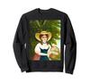 Frau mit einem Korb Henri Rousseau Naive Kunst Primitivismus Sweatshirt