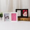 Newborn Handprint & Footprint Solid Wood Frame - 100 Days Baby Commemoration Souvenir