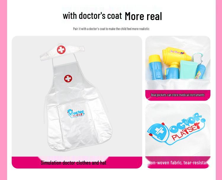 Little Doctor Medical Kit: Pretend Play Stethoscope & Nurse Tools for Kids