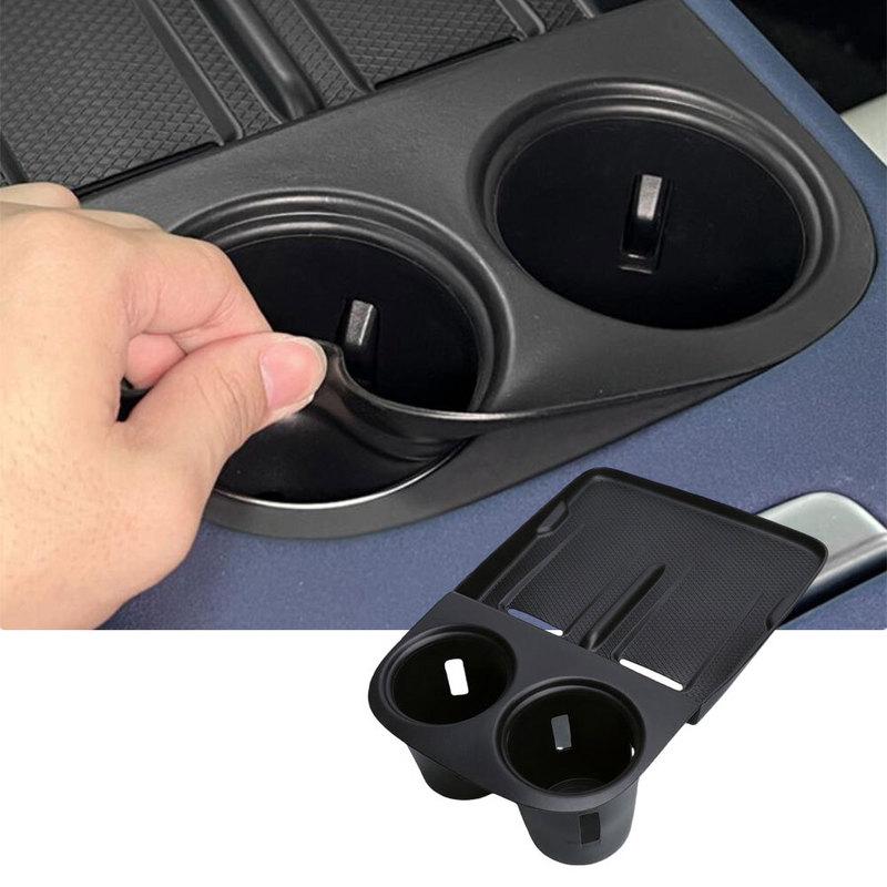 Kabelloses Ladegerät Schutzmatte Mit Aufbewahrungsbox Becherhalter Für XPeng Für G6 Ablagefach Organizer Auto Innenzubehör