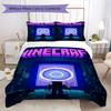 Steve'S Minecraft Survival Adventure Bedding 1 Duvet Cover 2 Pillowcase Without Core Without Core Soft And Comfortable Bedding Set