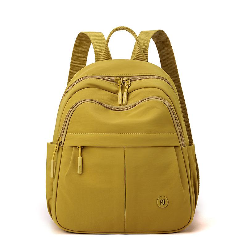 Reiserucksack mit großem Fassungsvermögen, einfarbiger Damenrucksack