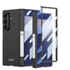 Samsung Z Fold7 Magnetic Protective Case: Solid Color, Precise Cutouts, Folding Screen Stand, Side Bag Design for Men.