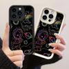 JT177 Colorful Cosmic Planetary Astronauts for iPhone 17 16 15 Pro Max Samsung S26 S25 Ultra A17 A16 A07 A56 Xiaomi 15T Redmi 15c 14C Soft TPU Case