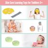 Realistic Pretend Play Makeup Toy Set Wooden Beauty Salon Toy For Girl With Cosmetic Accessories Encourages Creativity