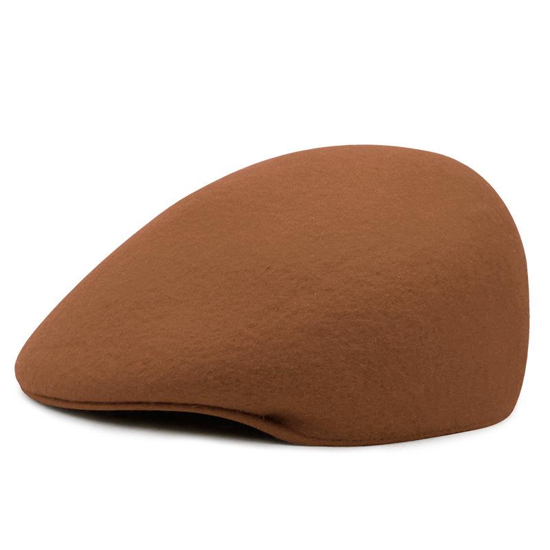 Шерстяной берет унисекс: Теплая осенне-зимняя ретро кепка художника