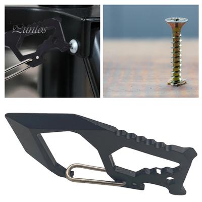 Quick Release Buckle Multifunctional Tool Spanner Anti-rust High Strength Keychain Portable Bottle Opener Carabiner Outdoor Camping Travel Survival