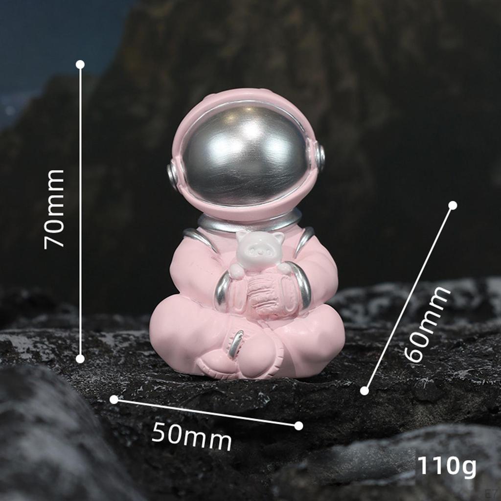 Moderne Astronauten-Statue Harz-Figur Außen für Mann Skulptur Handwerk Sammlerstück Schreibtisch