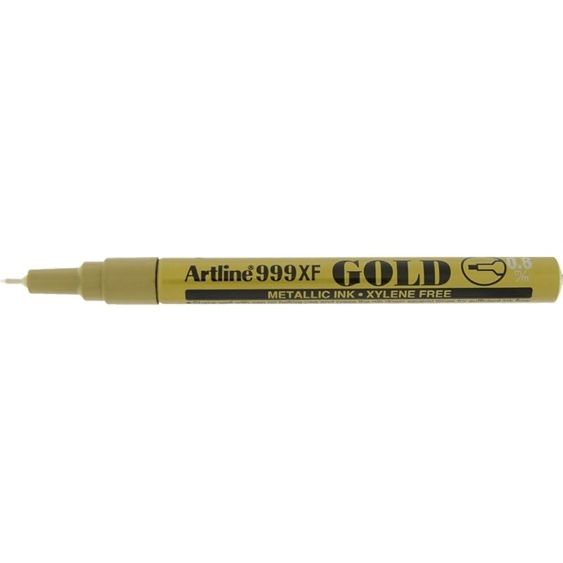 Artline Ek-999Xf Metallic Ink Marker - Gold 241