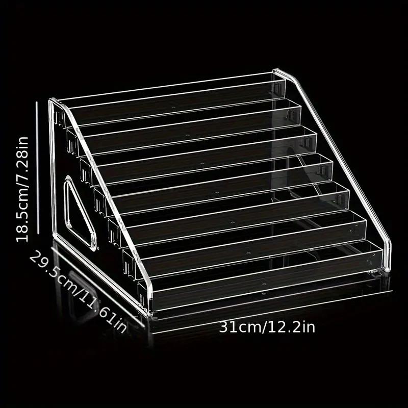 

Современный прозрачный пластиковый держатель для поздравительных открыток, 1 шт., органайзер для витрин, стойка для магазинов цветов и подарков, универсальная праздничная подставка для открыток на Рождество и Хэллоуин 7-Tier