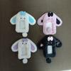 Chaveiro de Mochila de Pelúcia de Animal Fofo e Porta-Cartões - Pingente de 3 Polegadas para Fotos e Cartões