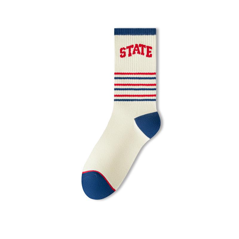 

Zhuji Women s Korean Style Mid-Calf Cotton Socks - Trendy, Odor-Resistant, High-Value Spring Fashion.