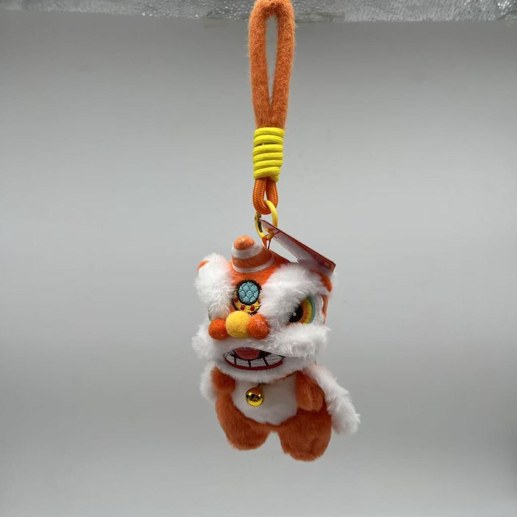 2026 New Year Spring Festival Lion Plush Ornament – Coin Purse & Pendant