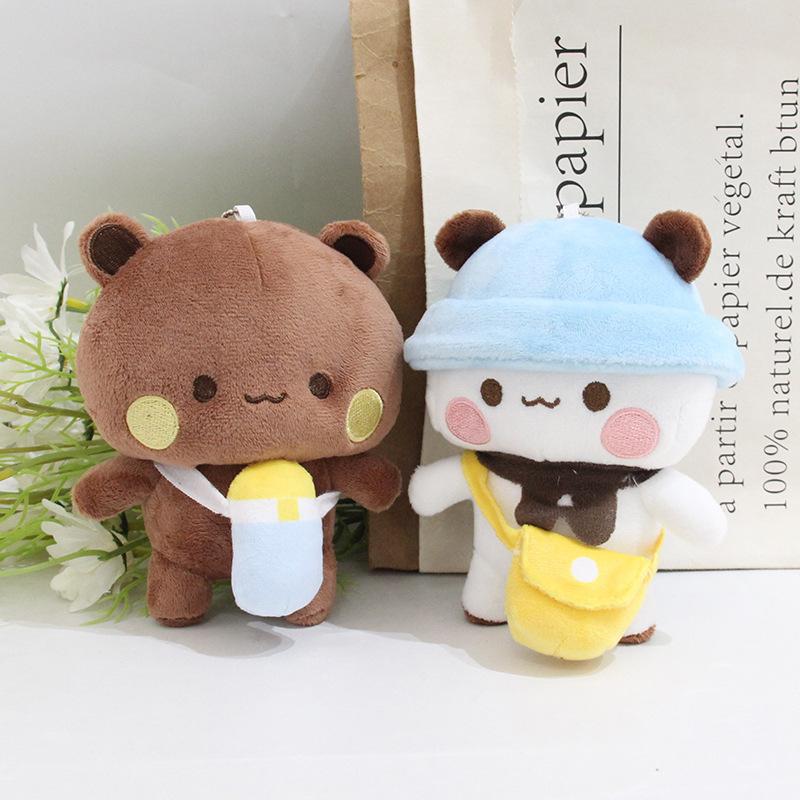 Factory  20cm Soft Cotton Bubu and Dudu Plush Keychain Stuffed Toys Cartoon Style Christmas Gifts for Kids