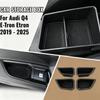 Dla Q4 E-Tron Etron 2019 - 2025 Samochód Podłokietnik Pudełko do Przechowywania Tacka do Przechowywania w Drzwiach Wkładka Organizująca Akcesoria do Wnętrza Samochodu