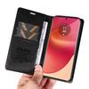 For Motorola Edge 50 Fusion 5G Case Litchi Texture Leather Wallet Phone Cover