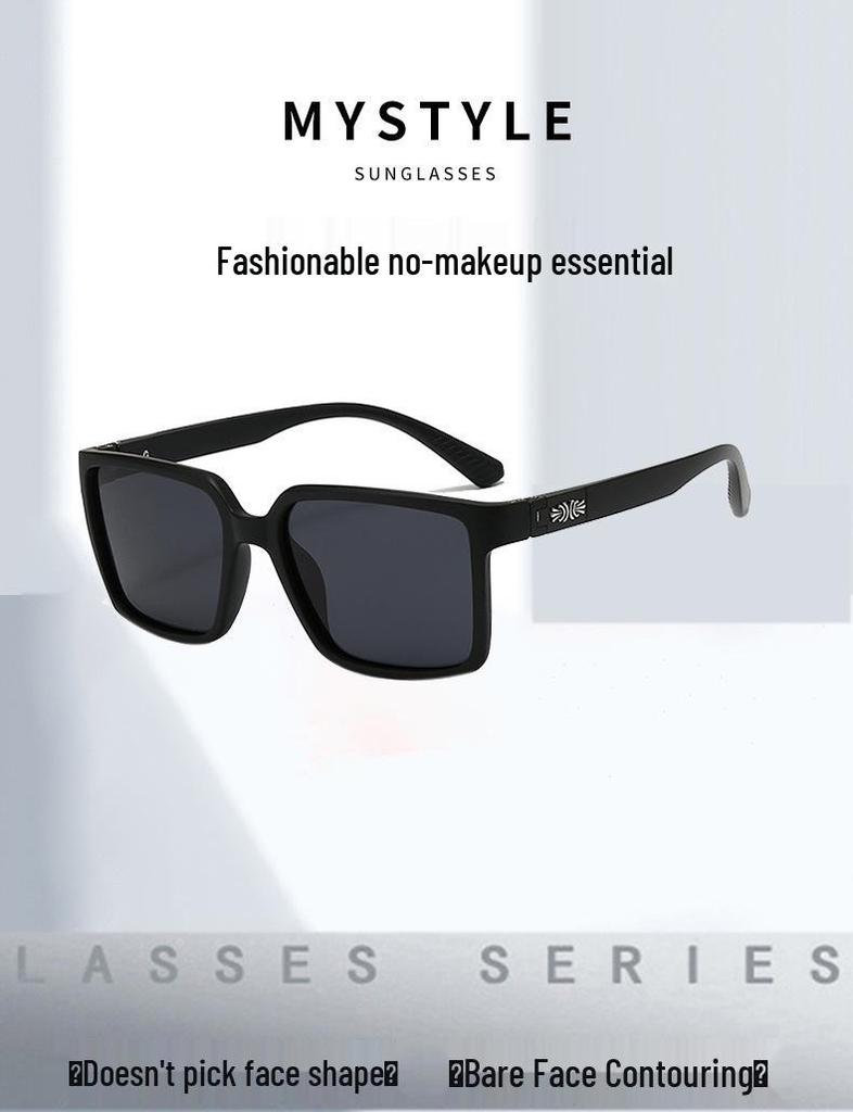 2026 Retro Men's Polarized Square Sunglasses - Trendy, Slimming Design for Driving