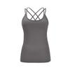 Yoga Wear Double Shoulder Thin Strap Cross Beautiful Back Sports Bra Sportswear Women's Shockproof Running Fitness Wear Underwear