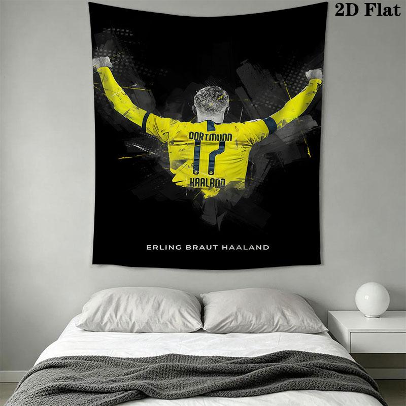 Haaland Wall Hanging Printed Fabric Blanket Decorative Tapestries for Bedroom Living Room Home Decor